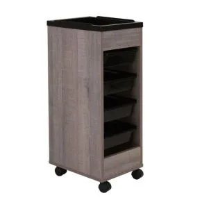 REM Stadium Salon Trolley (Accessory Top) - Vicenza Oak