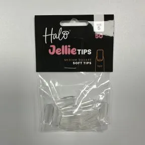 Halo Jellie Tips Soft Gel  Nail Tips Square (50 pk)