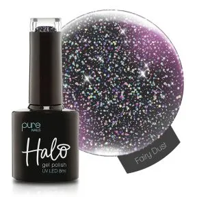 Halo Gel Polish Fairy Dust Glitter Top Coat 8ml