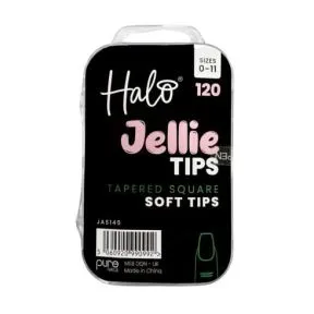 Halo Jellie Tips Tapered Square (120 Pack)