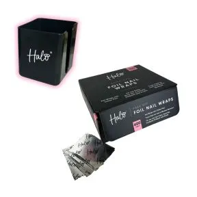 Halo Elite Nail Foil Wraps (400pk) with FREE Dispenser