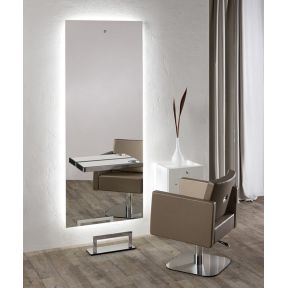 Salon Ambience Space Styling Unit with Footrest