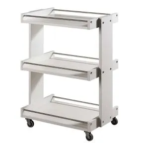 Medical & Beauty Spa Trolley White Ash