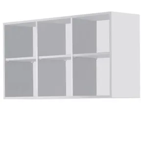 Salon Ambience Wall System Top Cabinet 120m White