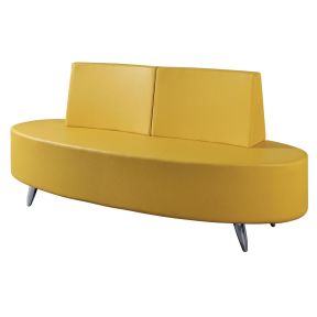 Salon Ambience B-Side Two Seater Sofa C Shape