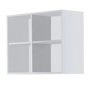 Salon Ambience Wall System White 80 Top Cabinet Without Doors