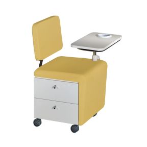 Medical & Beauty Wallie Manicure Trolley with Backrest & Tray