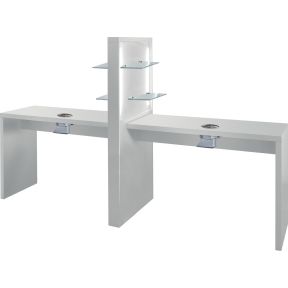 Medical & Beauty Allure Double Manicure Table Product Display