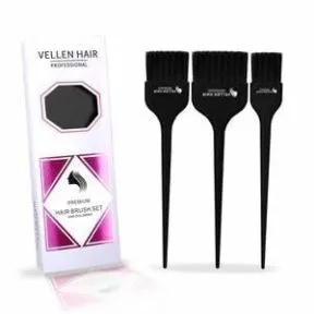 Vellen Tint Brush Set Black (3pk)