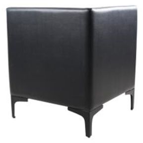 Salon Fit Liberty Waiting Stool/Table - Black