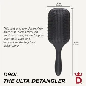 Denman D90L Ultra Detangler Brush Black